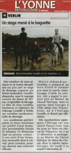 Equitation - Stage de dressage